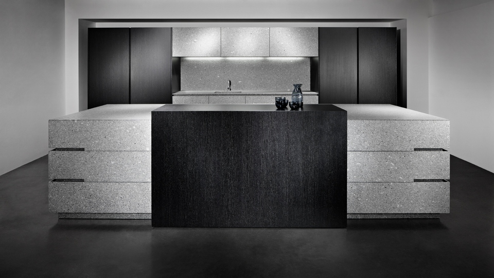 Exklusive luxusküchen / designerküchen mit oberflächen aus granit ... Granit schwarz küche