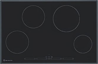 Panorama Induktionskochfeld 4 Zonen Slider-Bedinung 77 cm x 51 cm